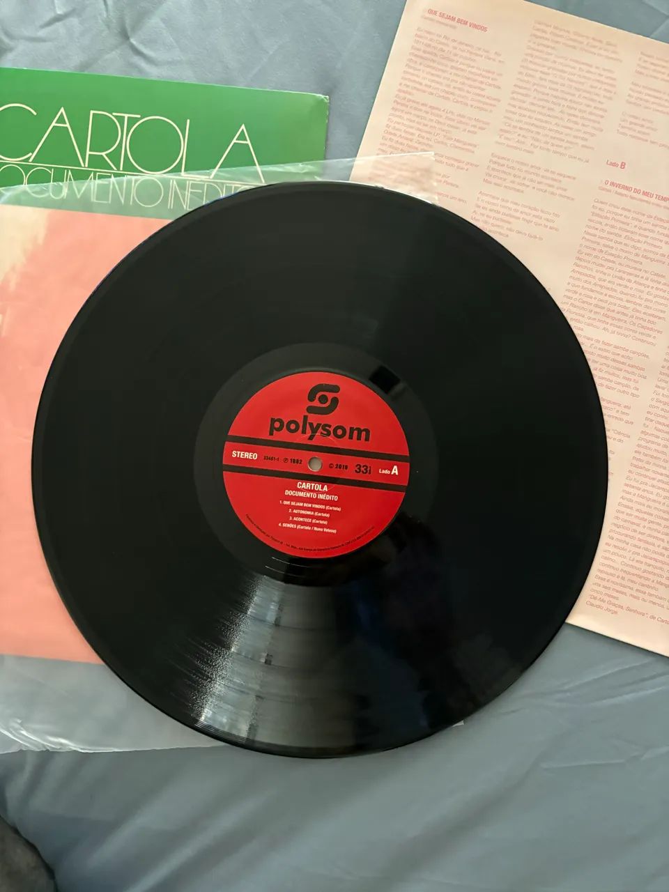 LP Cartola Documento Inédito 1982 - Foto 5