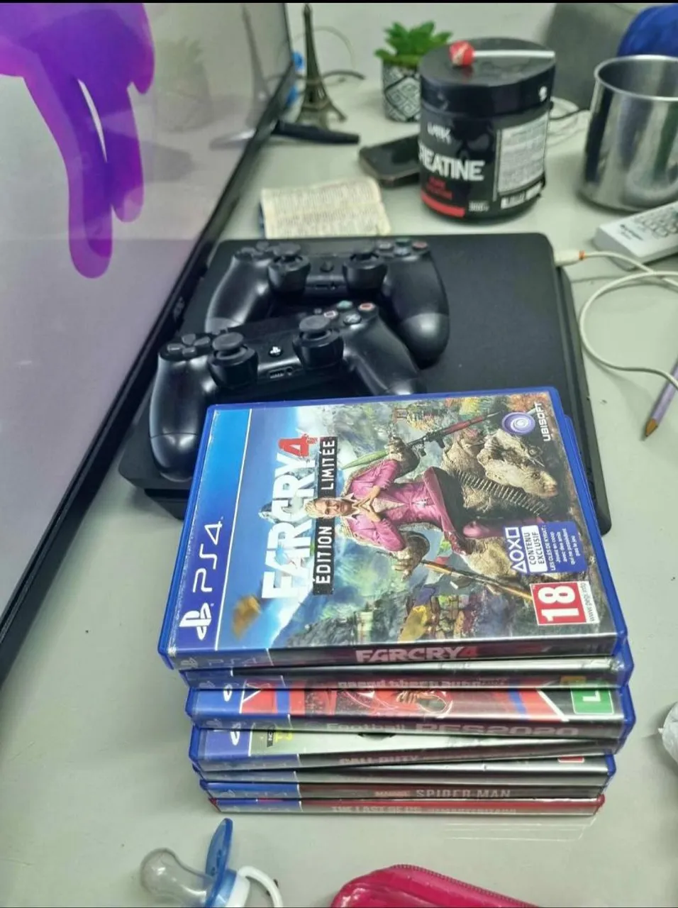 PS4 - 1 tera- USADO - Jogos de Vídeo Game - Miranda do Norte