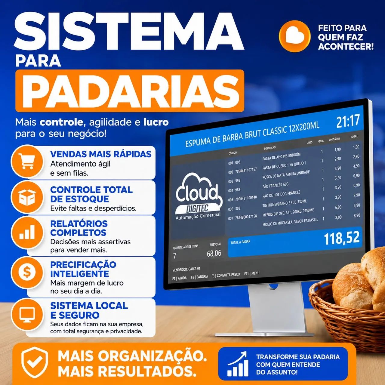 Sistema pra padarias