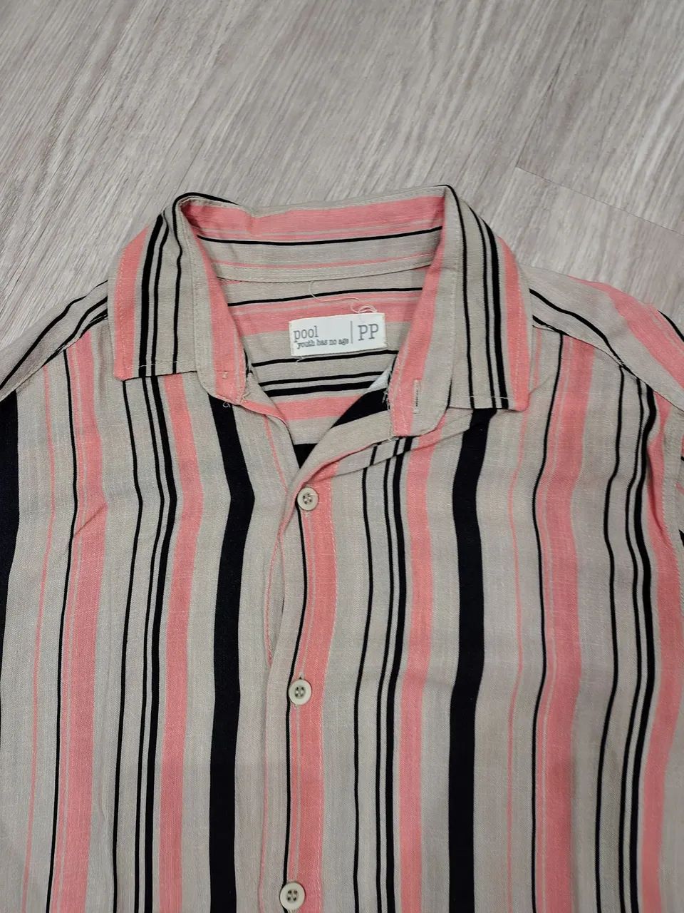 Camisa masculina listrada pp - Foto 2