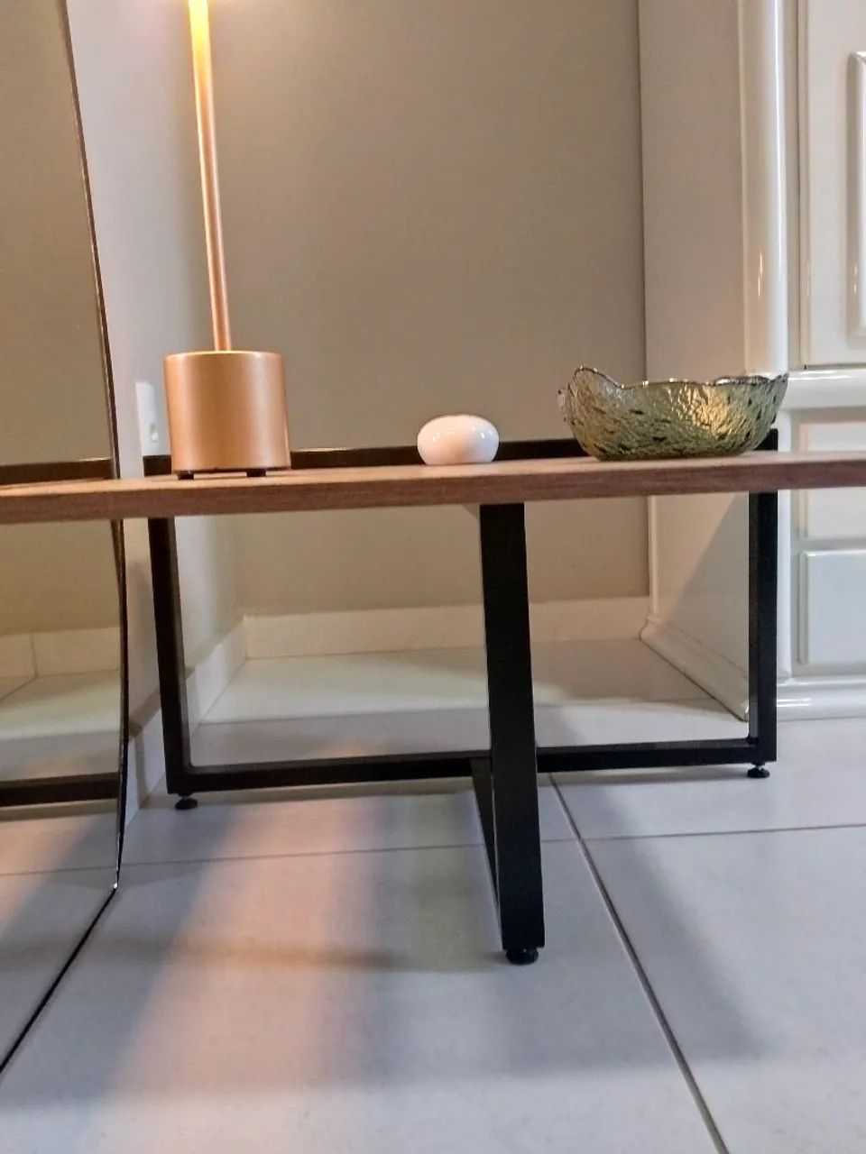 Vende-se mesa de centro estilo industrial 70x60, 200,00 - Foto 5
