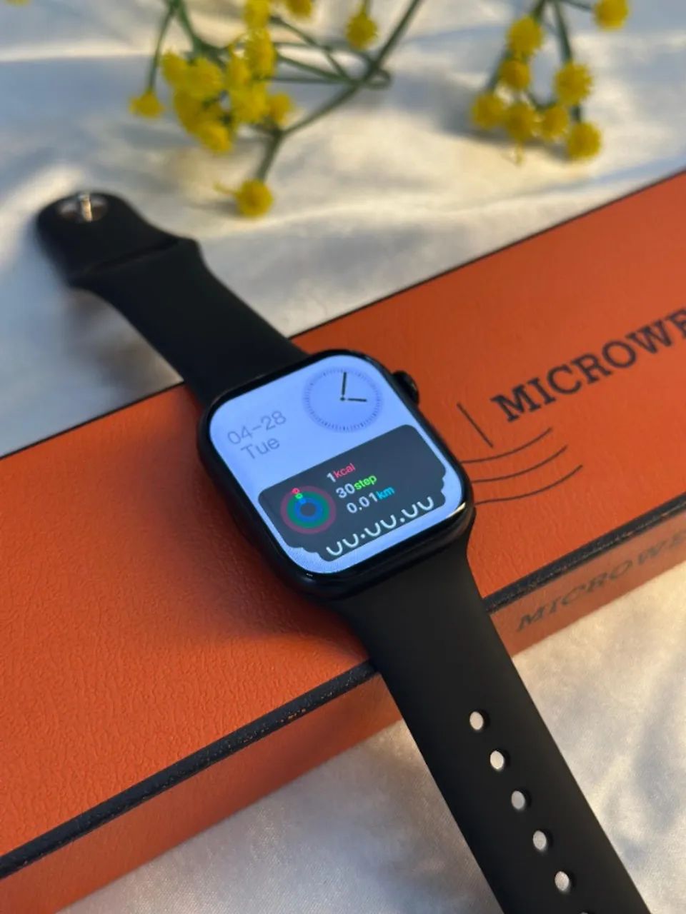 Relógio Smartwatch Microwear W10 Pro Mini 42mm Séries 10 Feminino Infantil Tela Amoled - Foto 4