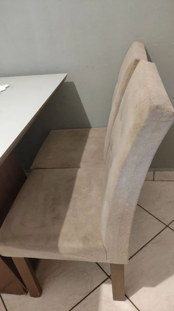 Mesa de Jantar 4 Cadeiras Tampo de Video - Foto 4