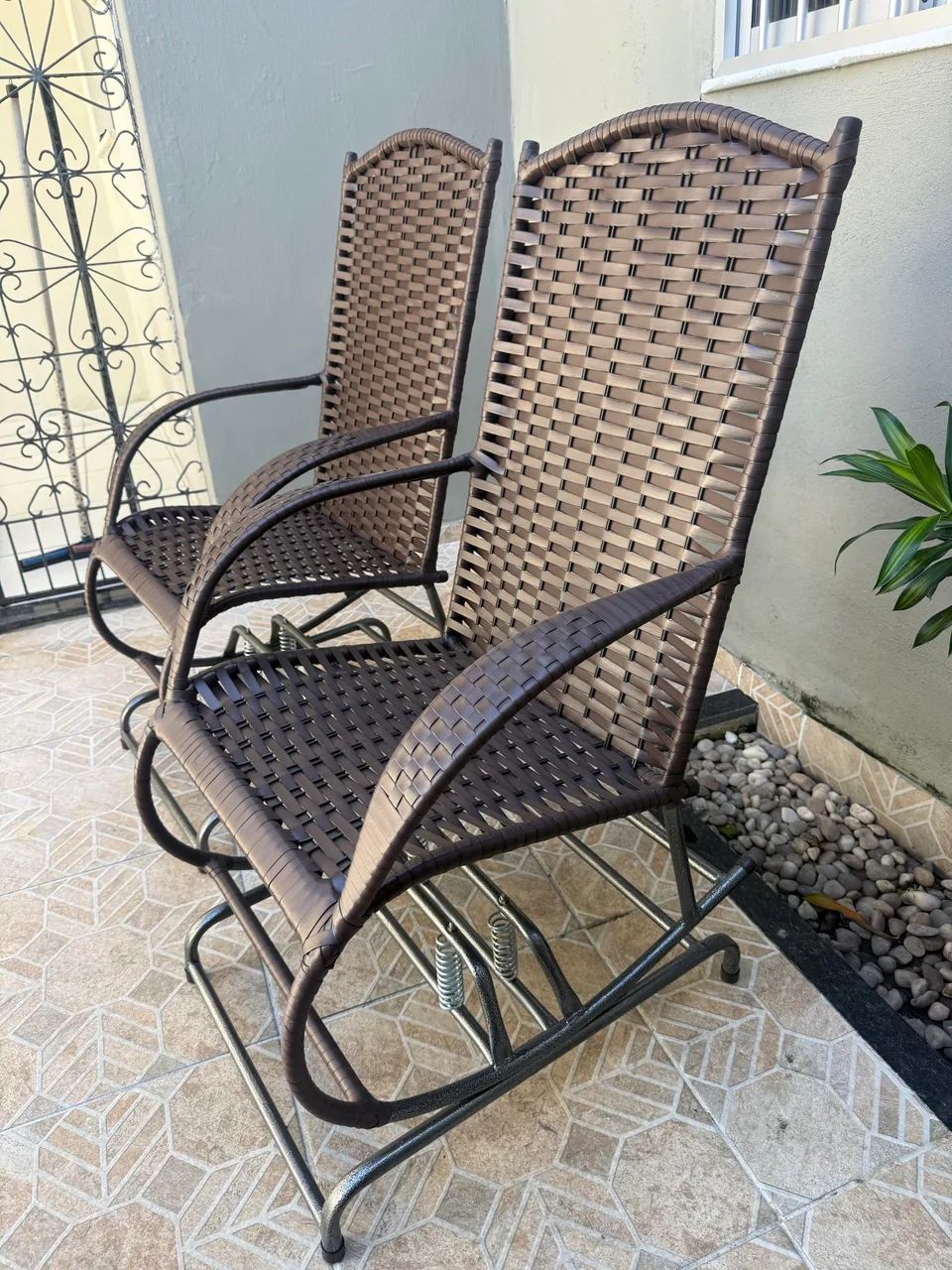 Cadeira de balanço 4 molas nova disponível  - Foto 5