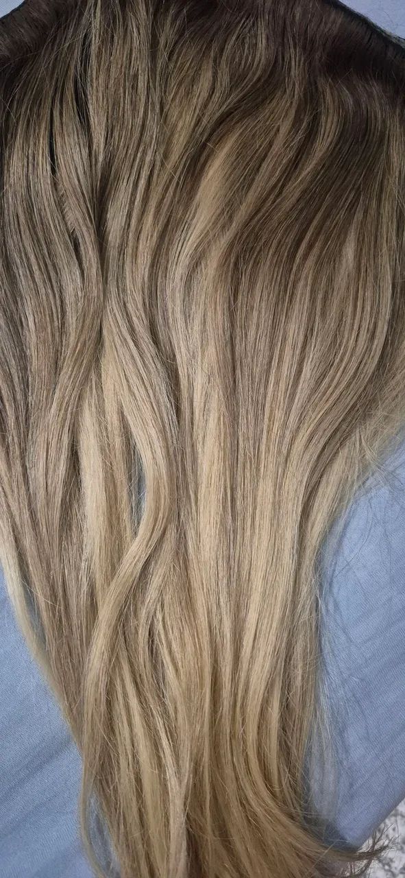 Cabelo Vietnamita Loiro Mesclado