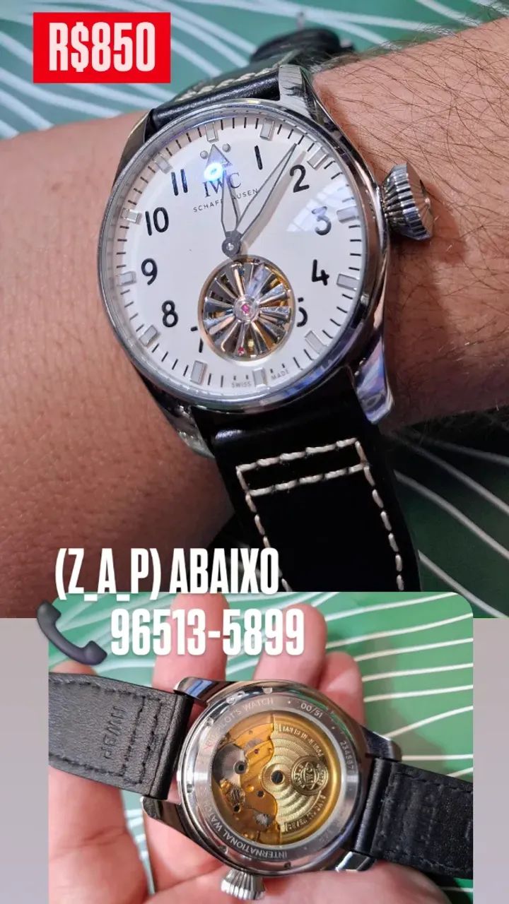 Relógio IWC SHAFFHAUSEN AUTOMÁTICO BIG PILOT - Foto 2