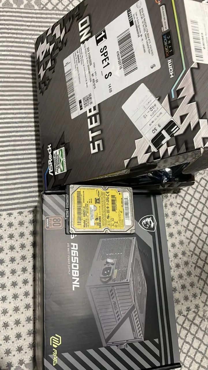 Placa mãe+ fonte e processador ryzen  - Foto 4