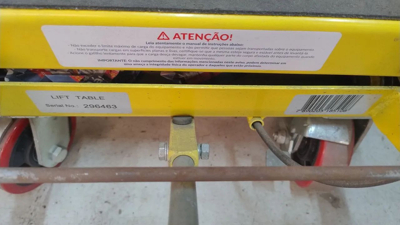 Mesa pantográfica hidráulica 500kgs.