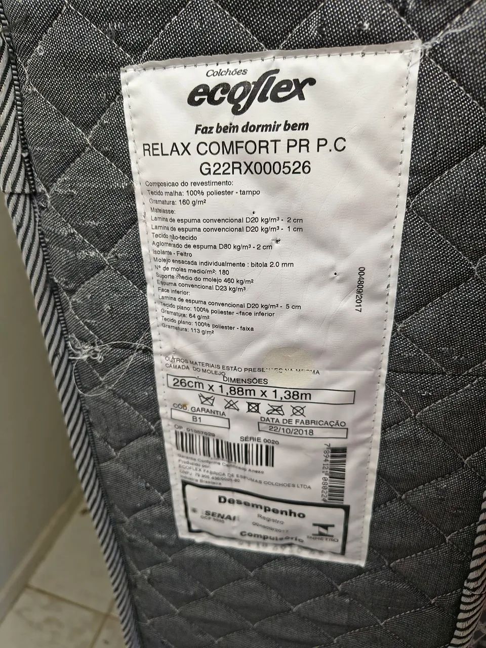Vendo cama colchão de molas e base. - Foto 4