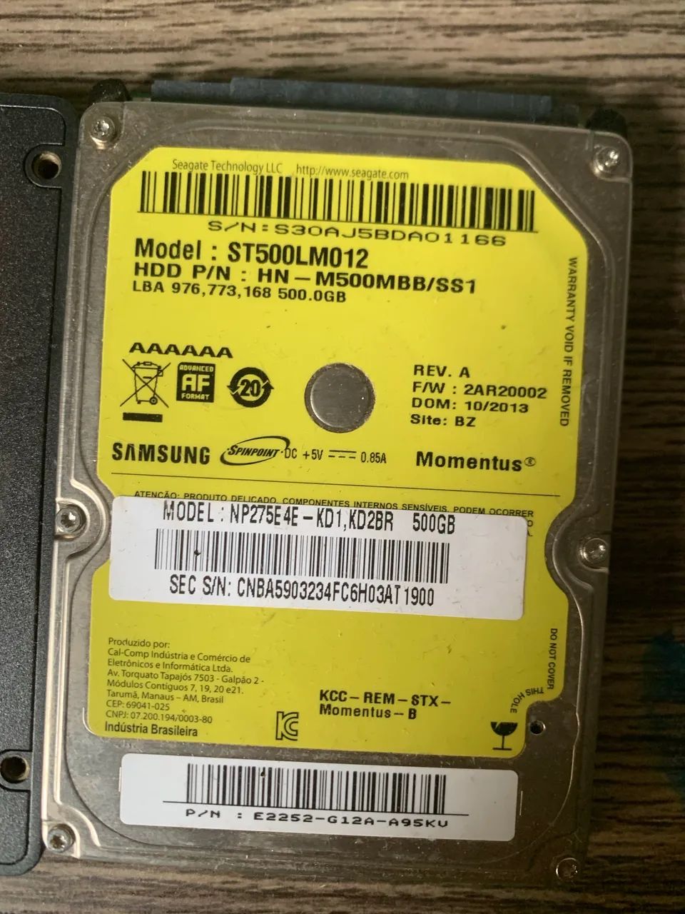 HD 500GB SATA