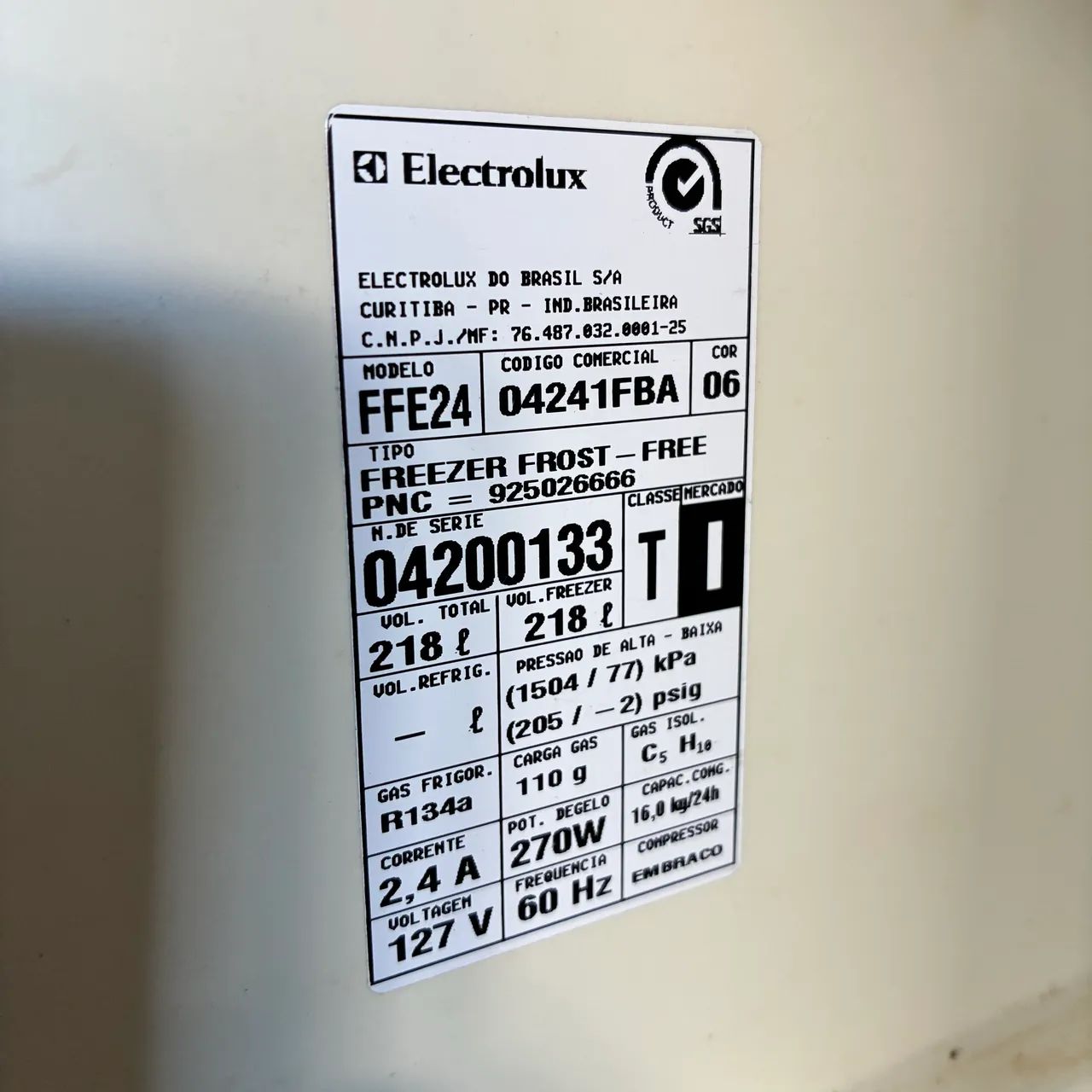 Freezer Eletrolux FFE24 - Foto 4