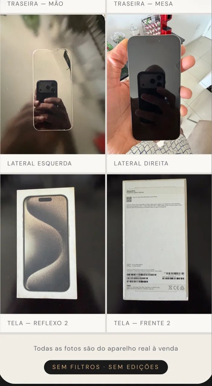 iPhone 15 PRO . Natural Titanium . 256 gb - Foto 4