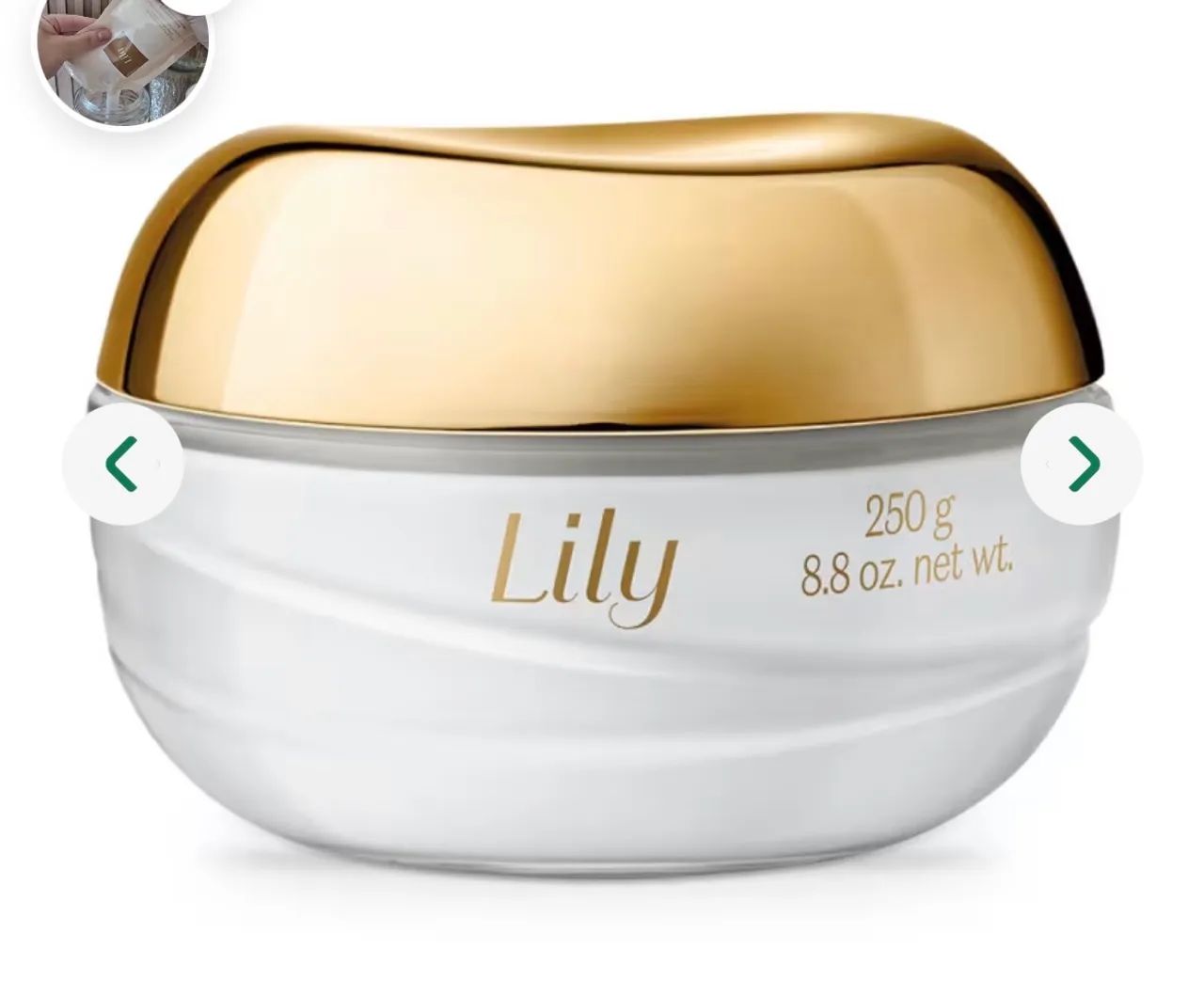 Hidratante lily novo