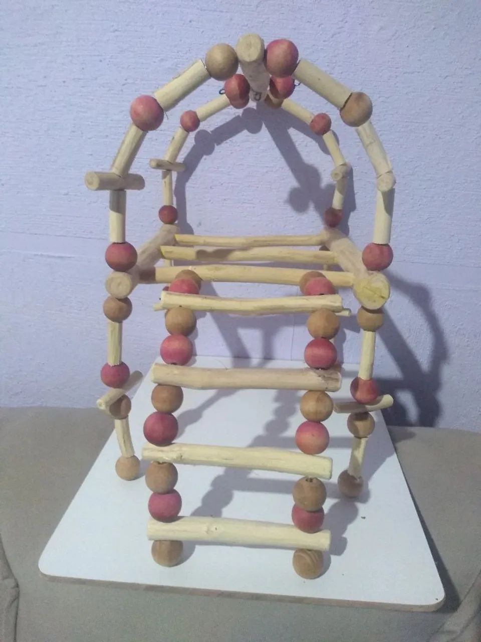 Parquinho de madeira para aves mansa  - Foto 2