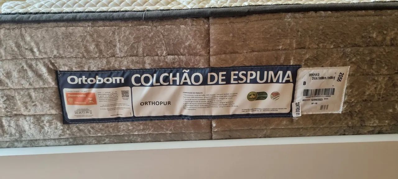 Colchão Queen Ortobom Orthopur