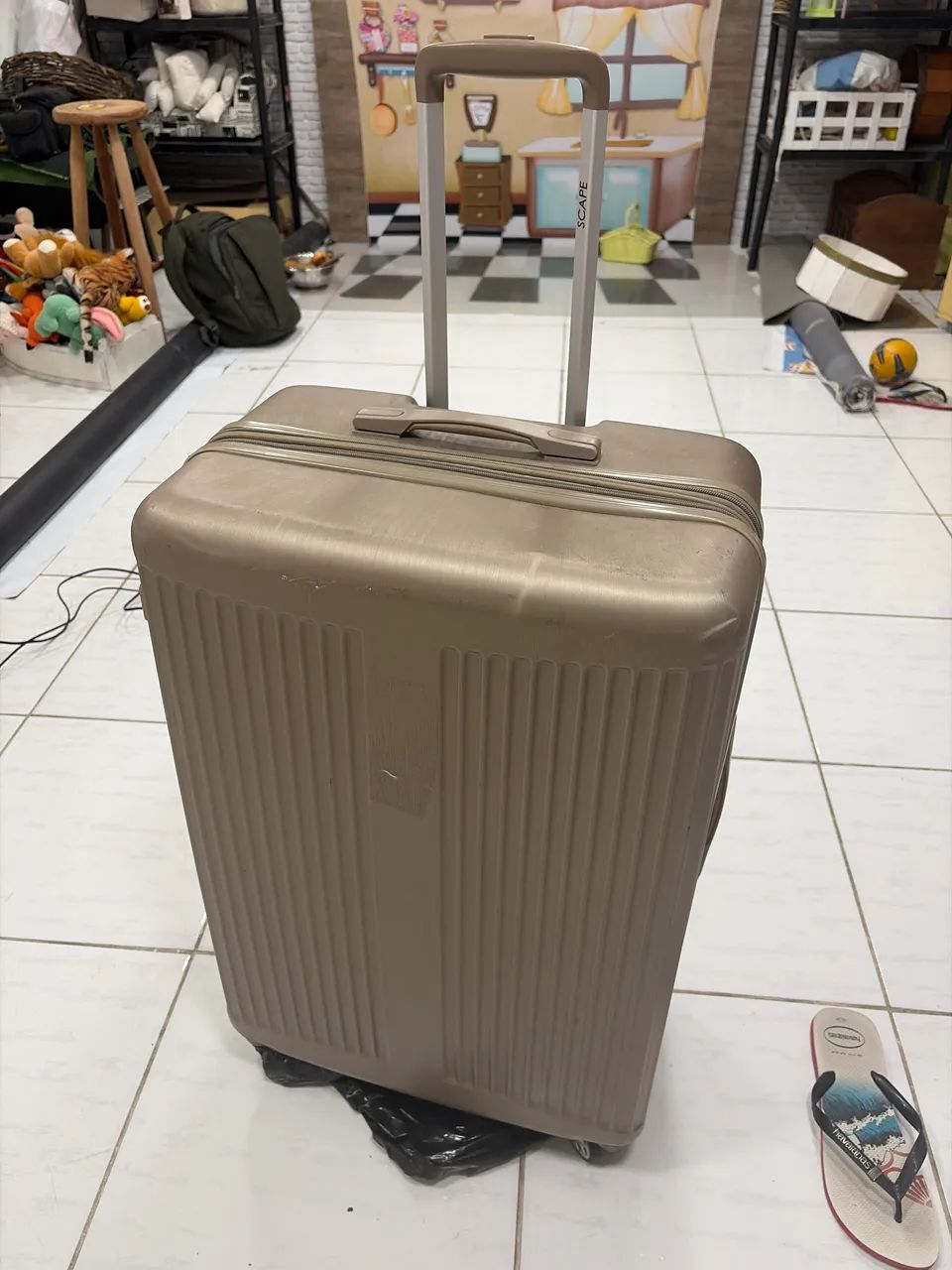 Mala gigante de viagem