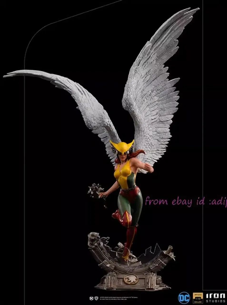 Iron Studios Hawkgirl escala de arte 1/10