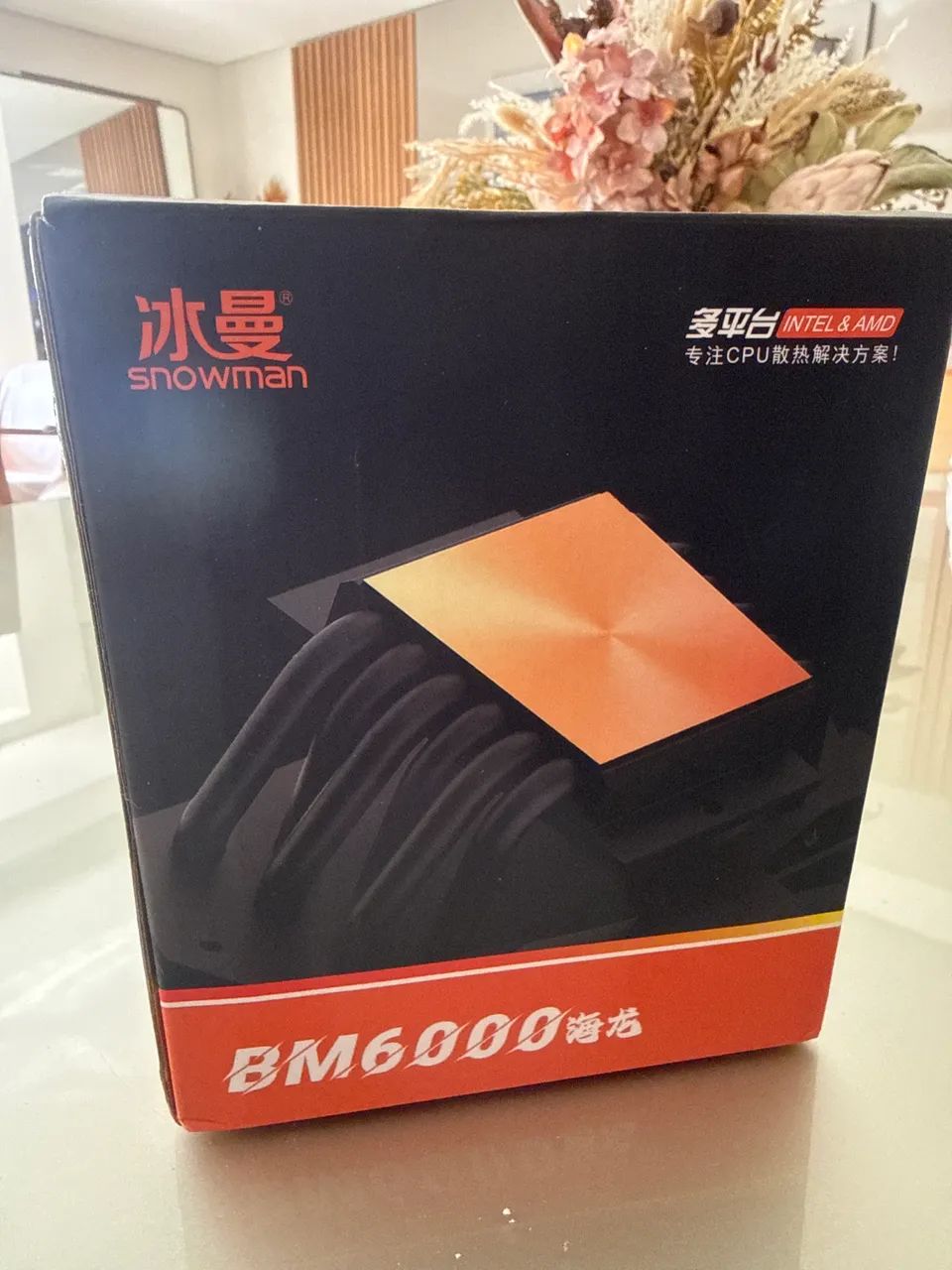 SUPER CPU COOLER SNOWMAN BM6000 6 HEATPIPES 2 FANS - Foto 4