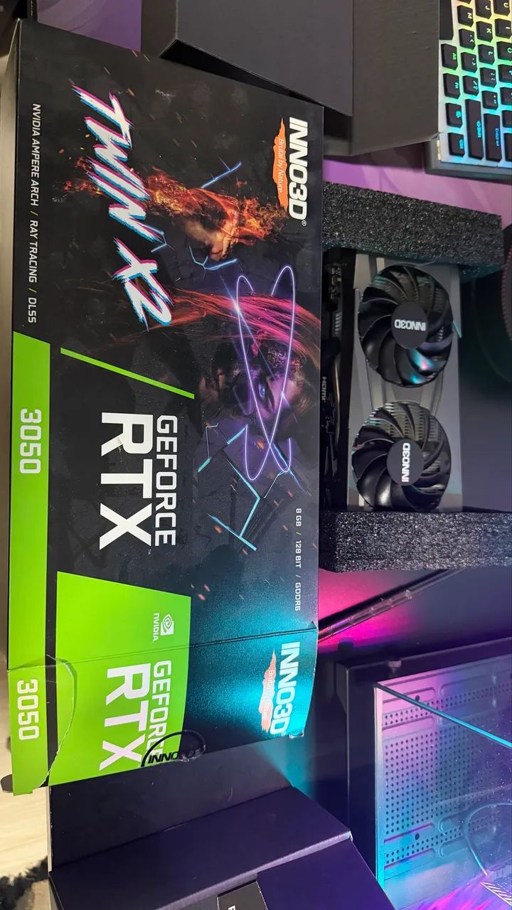 Rtx 3050 8gb em excelente estado!! Praticamente nova!  - Foto 2