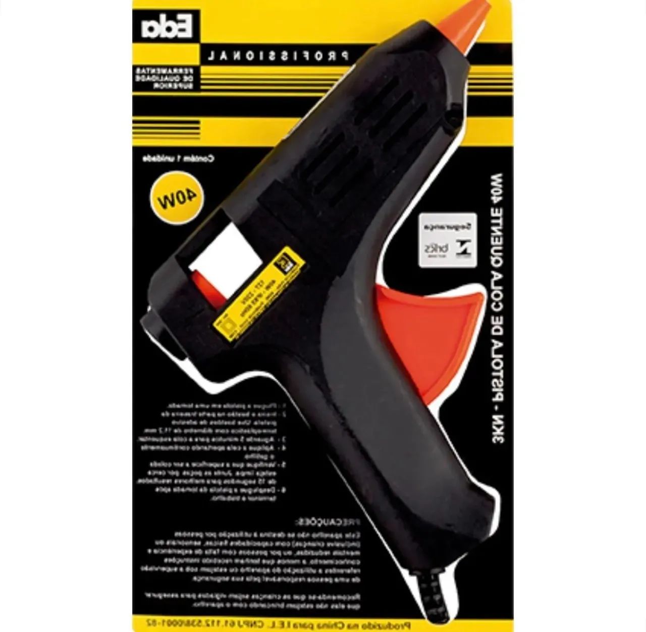 Pistola de cola quente P/silicone Eda 40w Gd Biv - Foto 2
