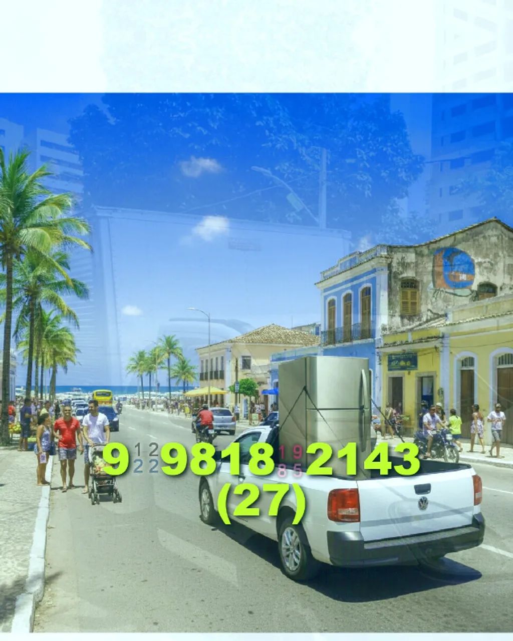 Frete rápido para Centro, Jardim da Penha e Enseada do Suá! Solicite já!