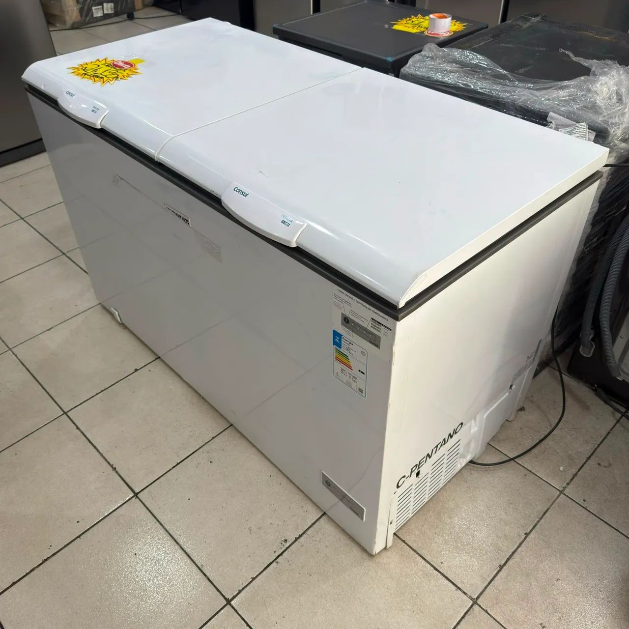 Freezer Horizontal 2 Portas Consul 534L Branco IMPERDÍVEL 