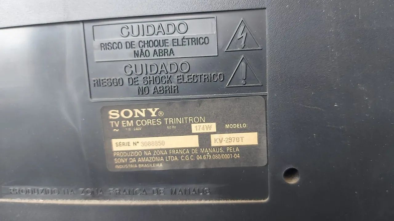 Tv Sony Trinitron 29 polegadas  - Foto 4