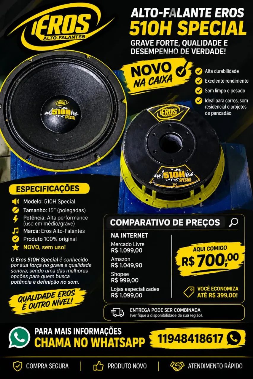 Auto falante eros