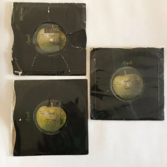 Raro! The Beatles: 1969 1971 - 3 Discos Originais Da Época
