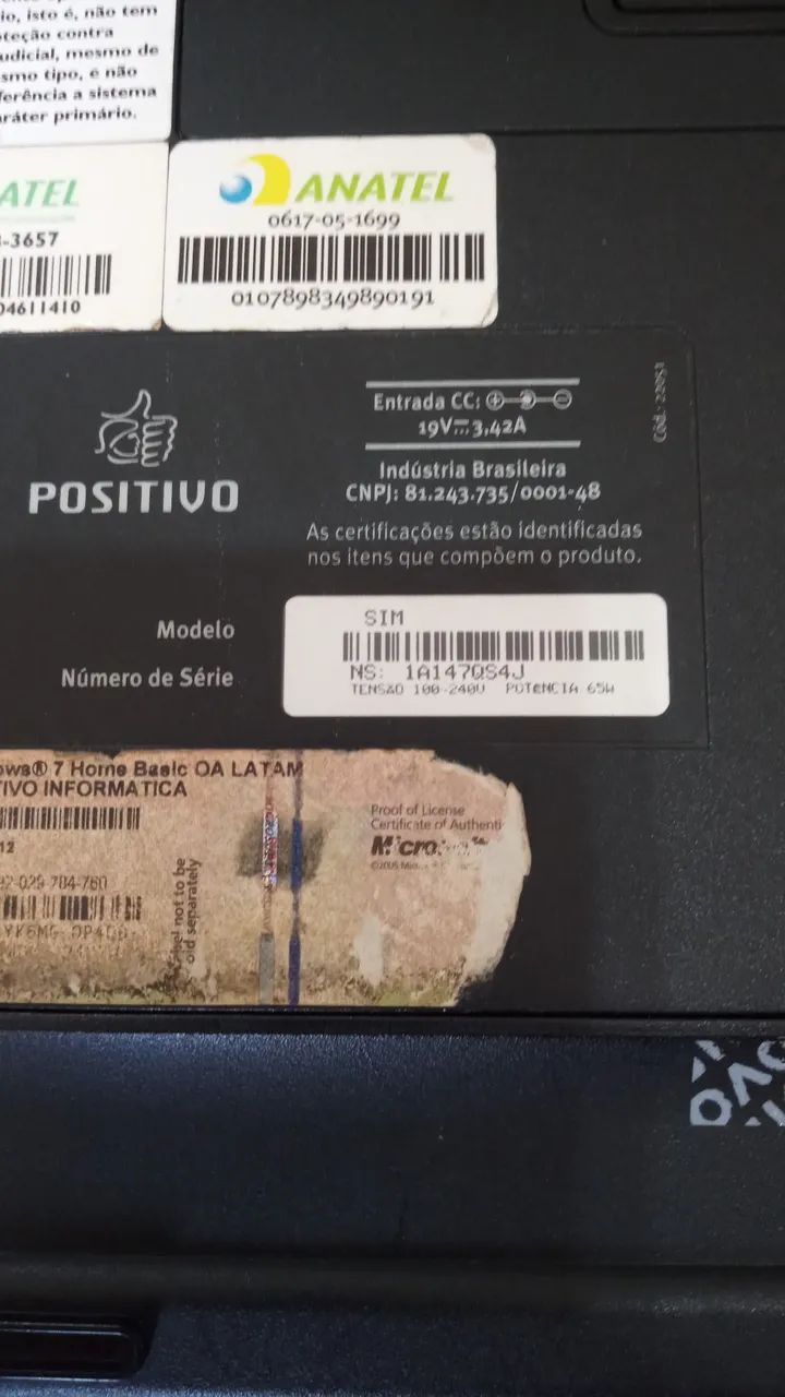 Notebook Positivo para retirada de peças ou conserto  - Foto 3