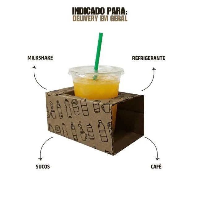 Porta-Copo para Delivery (100 und) - Foto 3