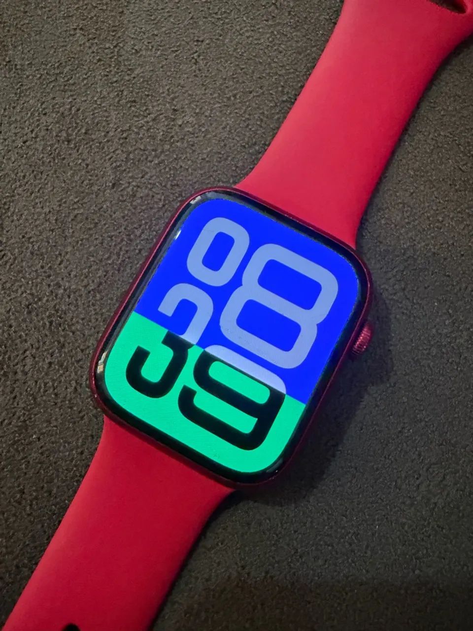 Apple Watch 7 45mm vermelho  - Foto 4