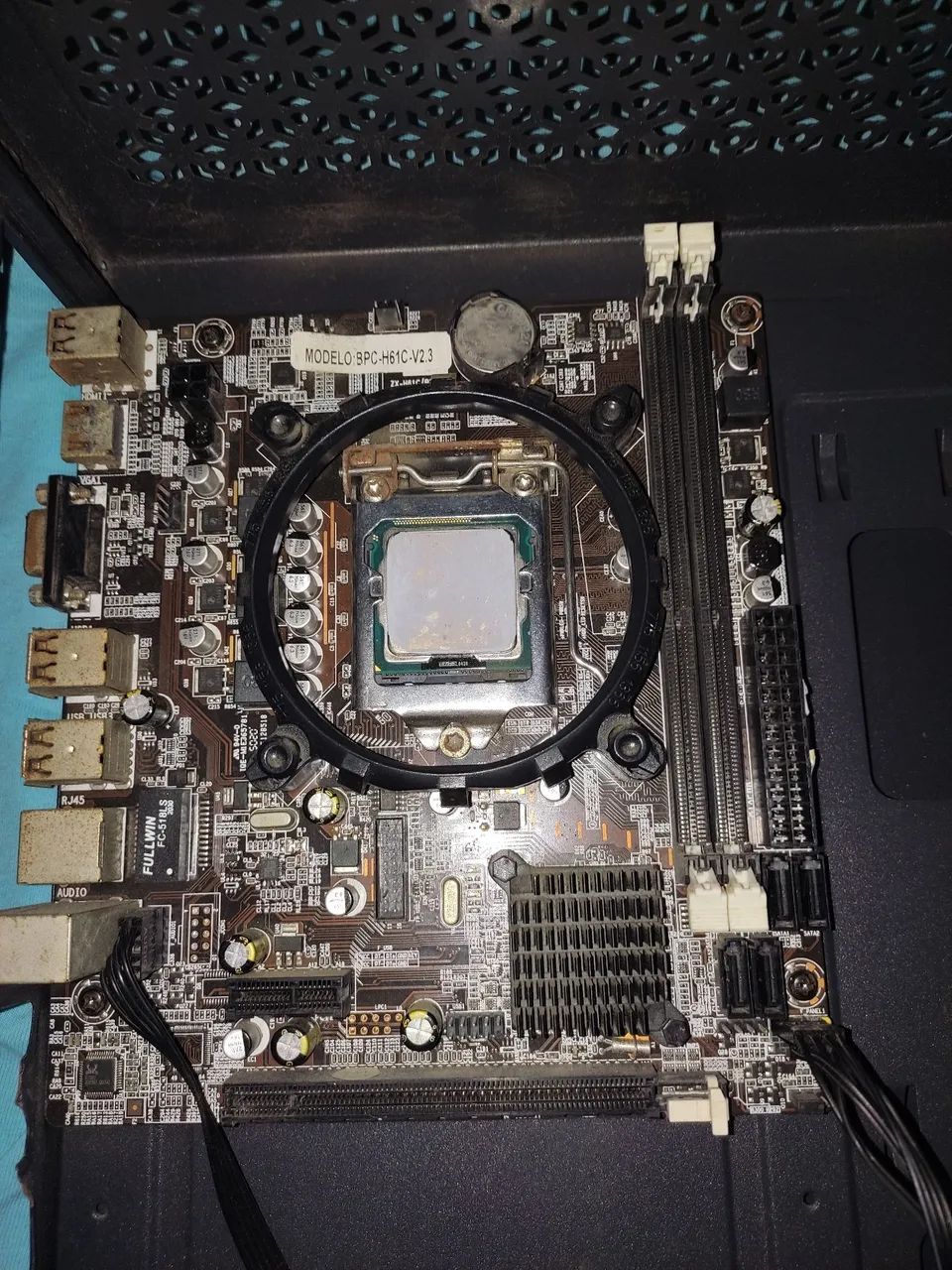 kit LGA 1155 (processador e placa mãe)