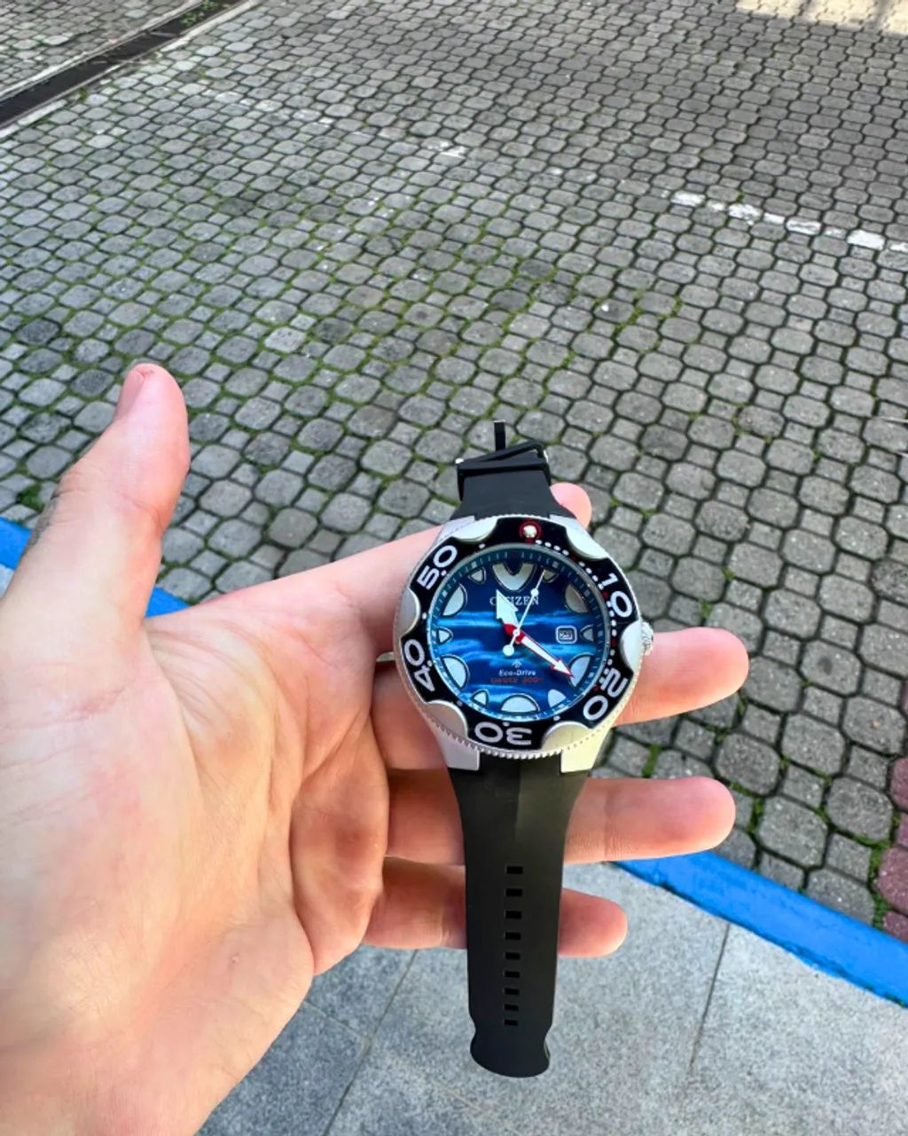 Relógio Modelo Orca Azul - Foto 4