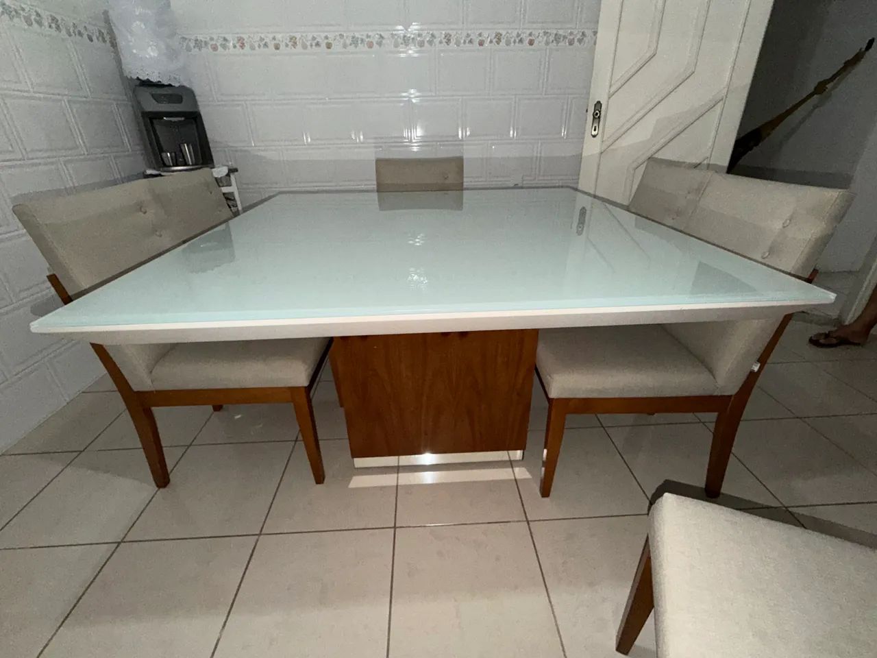 MESA 6 CADEIRAS MADEIRA  - Foto 4