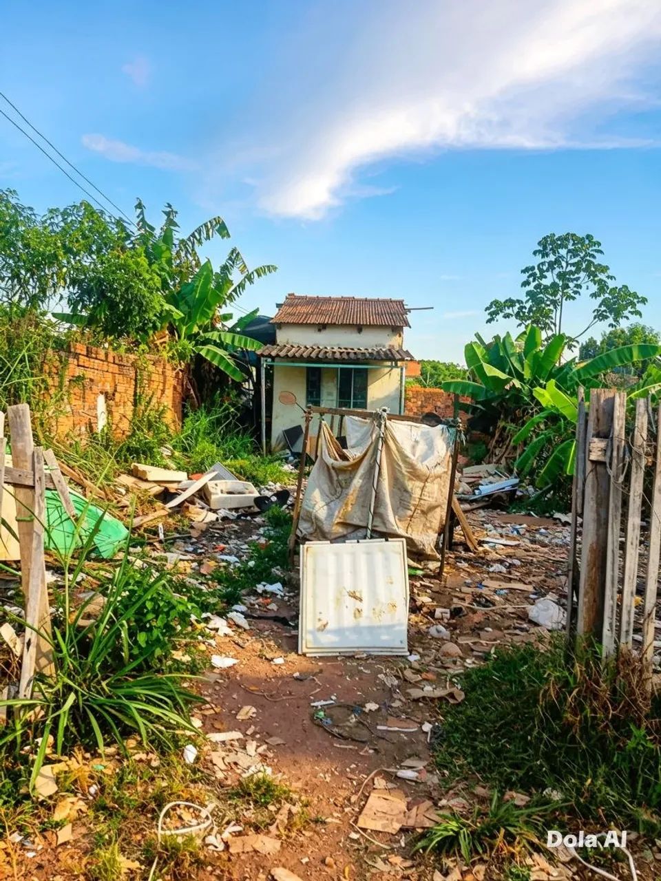 Venda de um terreno com casa