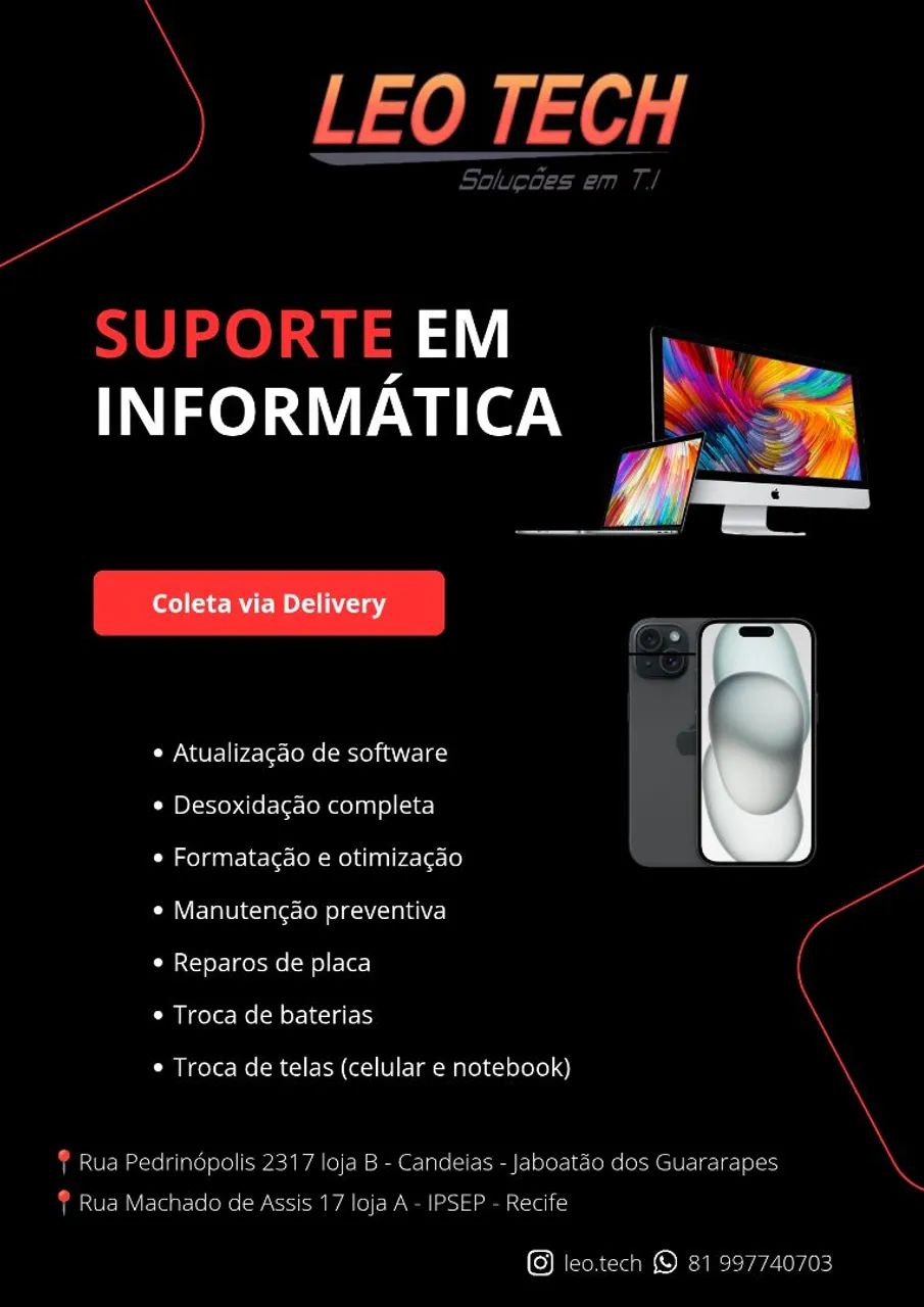 LEO TECH - Assistencia Tecnica Especializada - Serviços - Candeias ...
