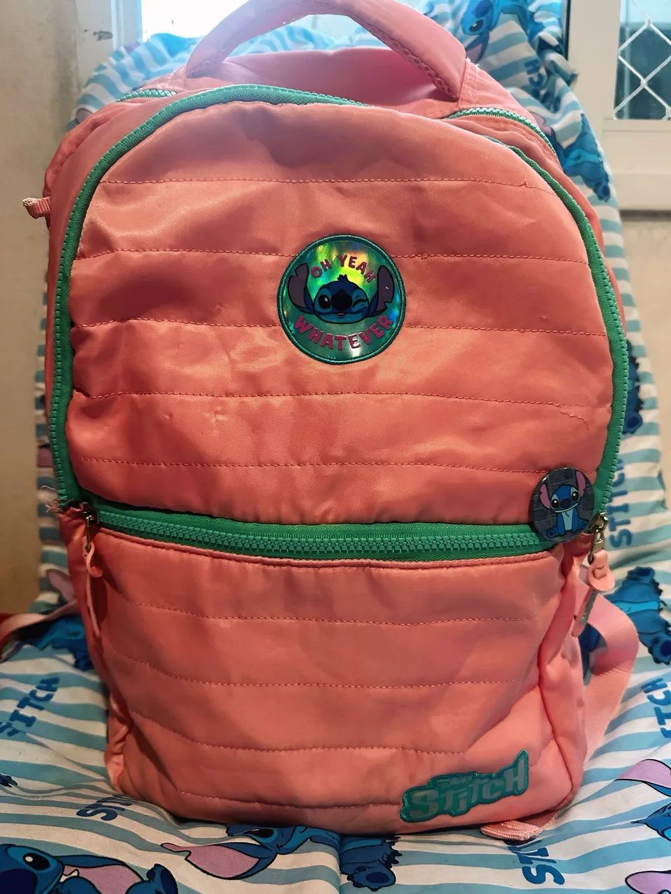 Mochila e lancheira Stitch original  - Foto 2