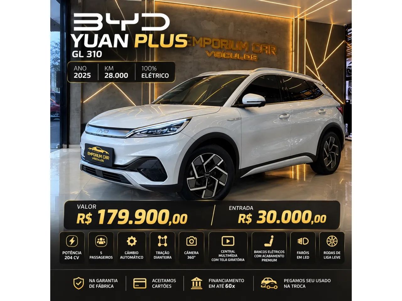 BYD Yuan Plus Elétrico 2025