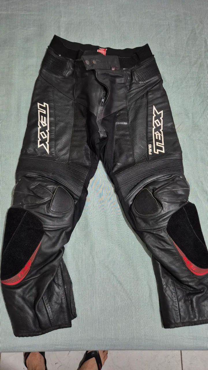 Calça De Couro Moto