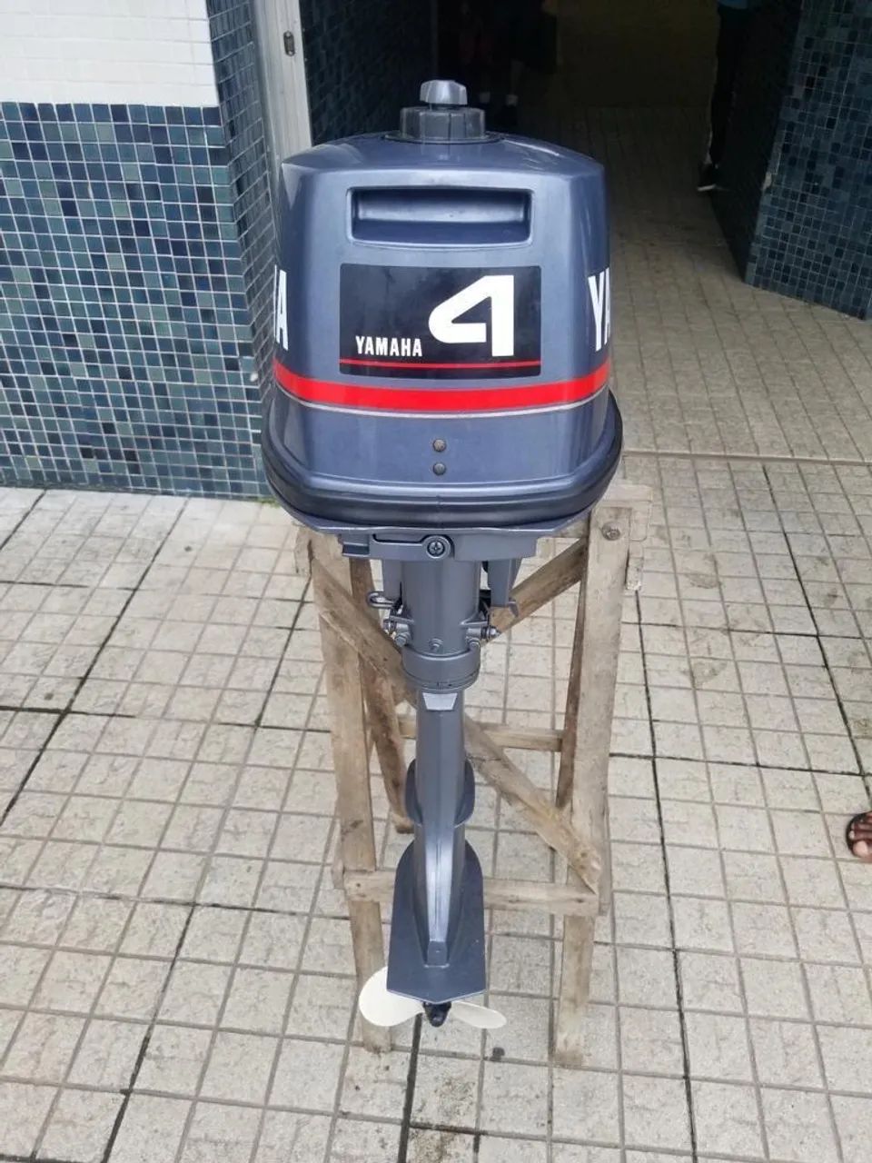 Motor de apoio Yamaha 4hp - Foto 5