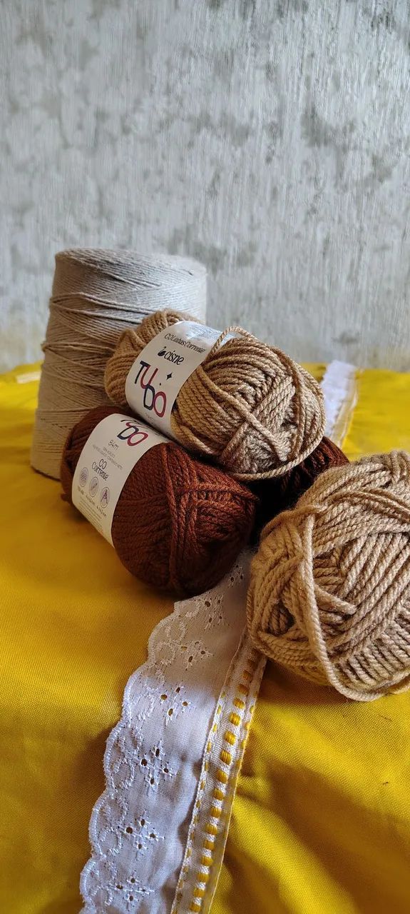Linhas de crochê