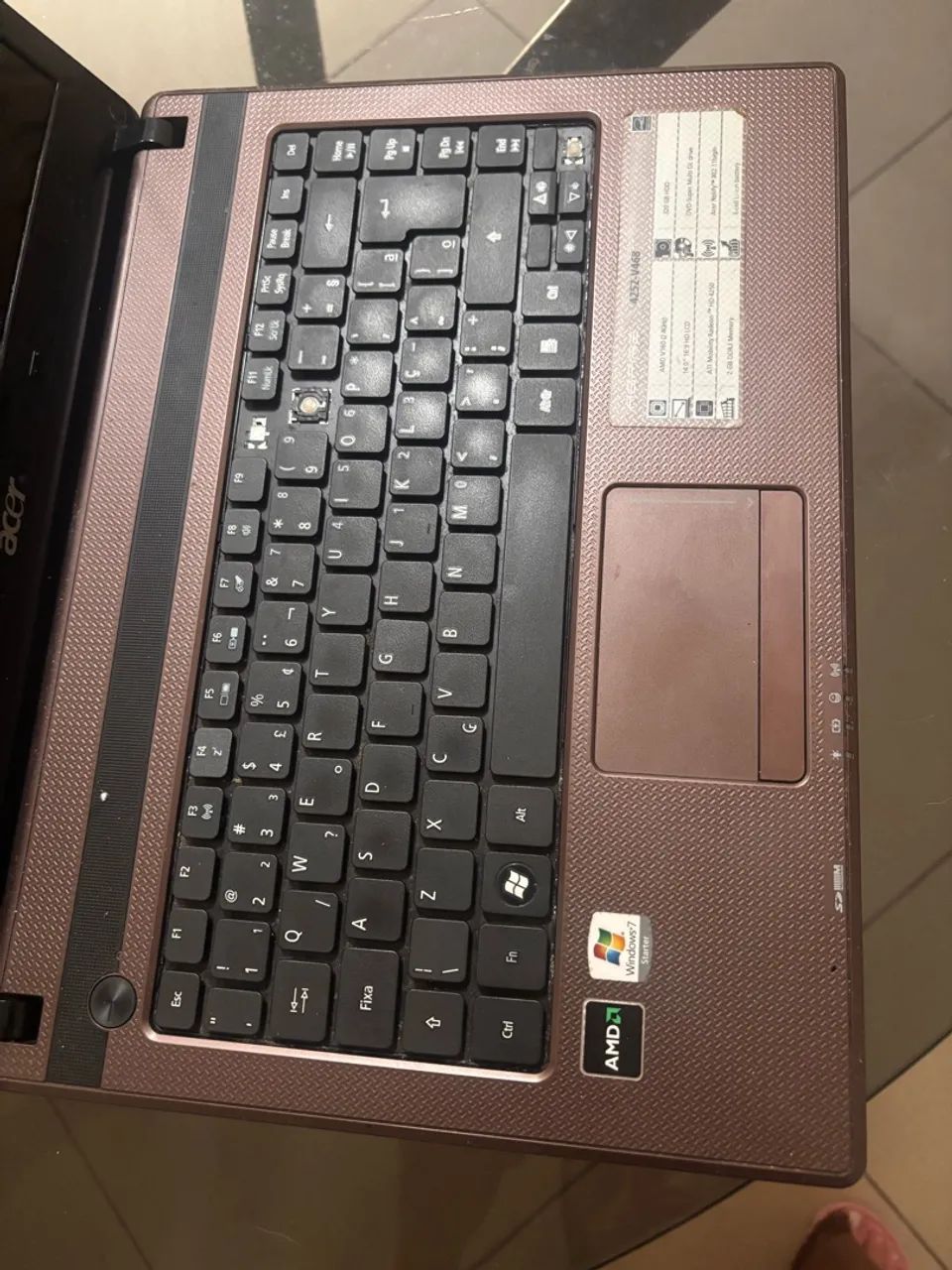 Notebook Acer antigo  - Foto 4
