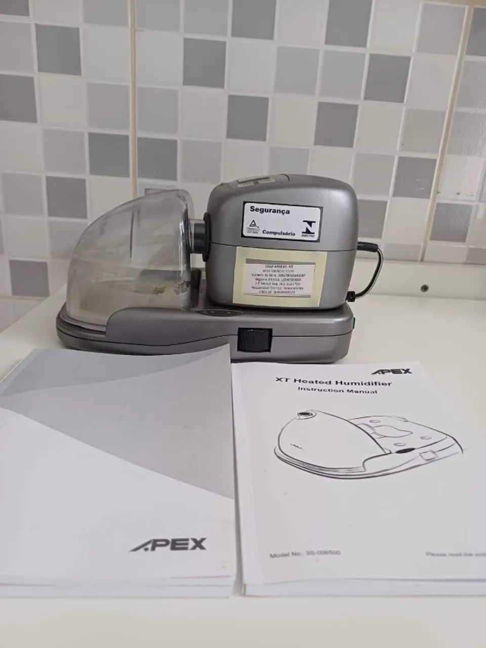 CPAP Apex XT-Fit 127V com Umidificador - Completo - Foto 2