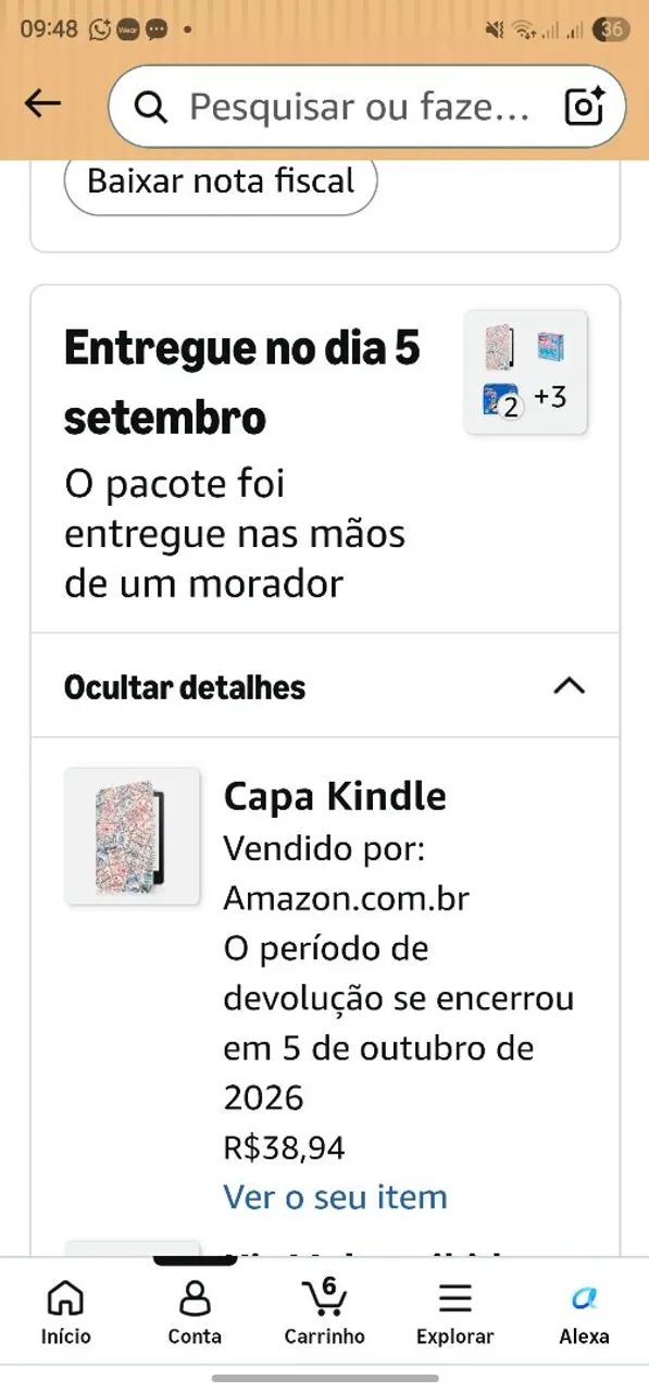 Capa kindle Paperwhite 11ª geração  - Foto 5