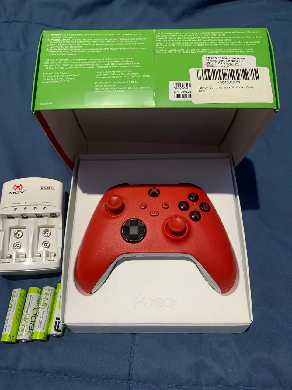 CONTROLE XBOX PULSE RED - Foto 3