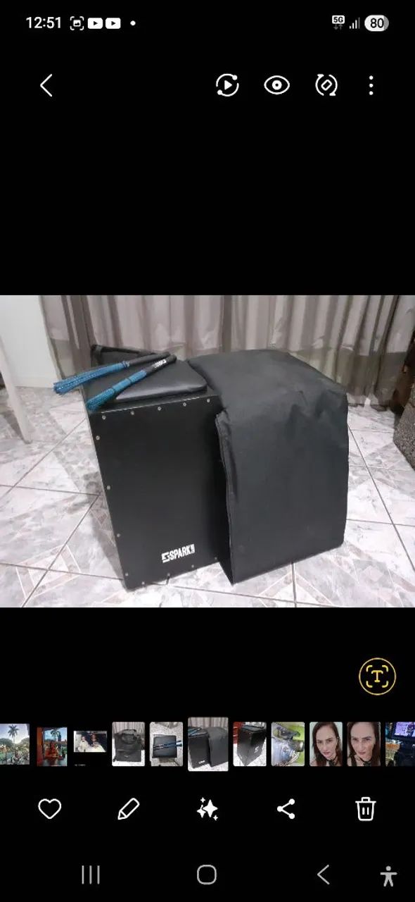 Cajón Spark 2 vassouras e Bag - Foto 2