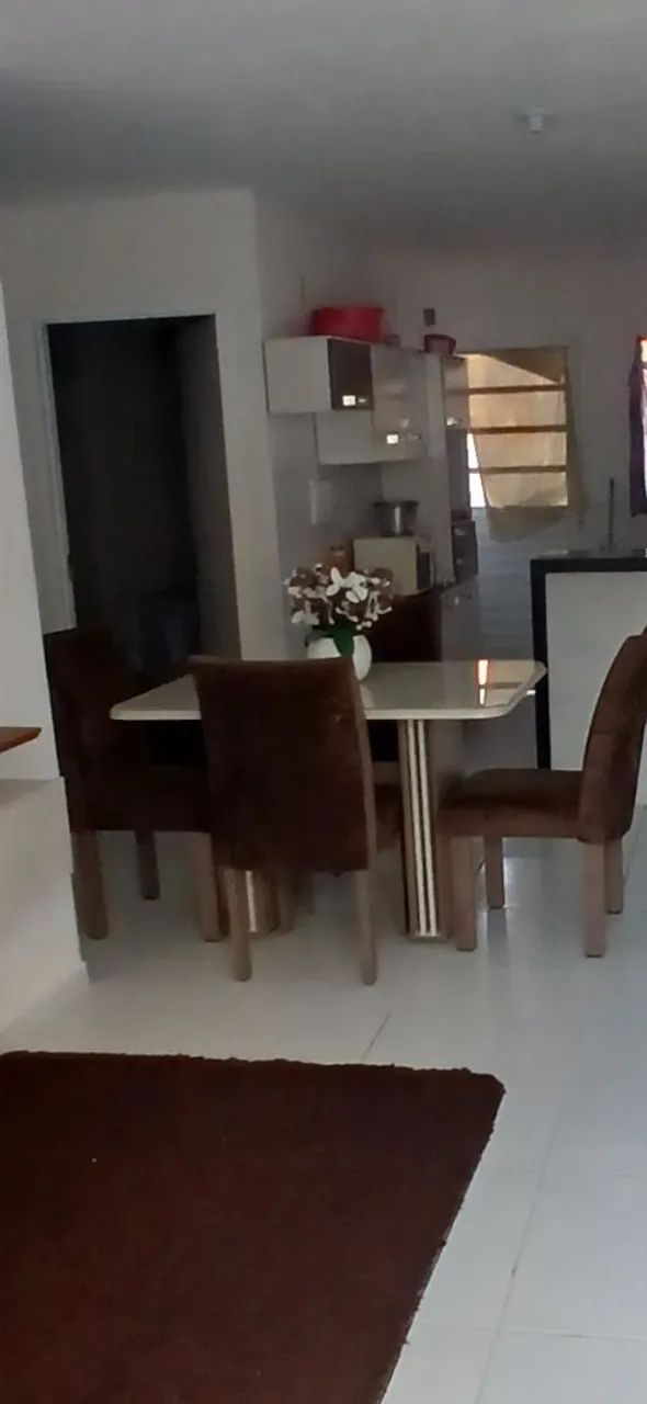 Mesa tampo de vidro
