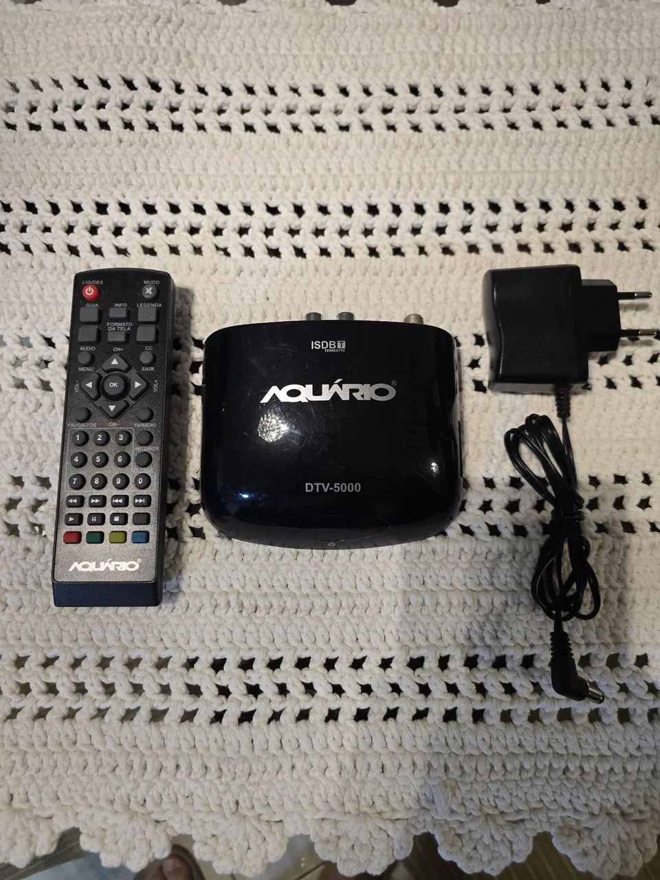 conversor e gravador digital Aquário DTV-5000, testado e funcionando perfeitamente.