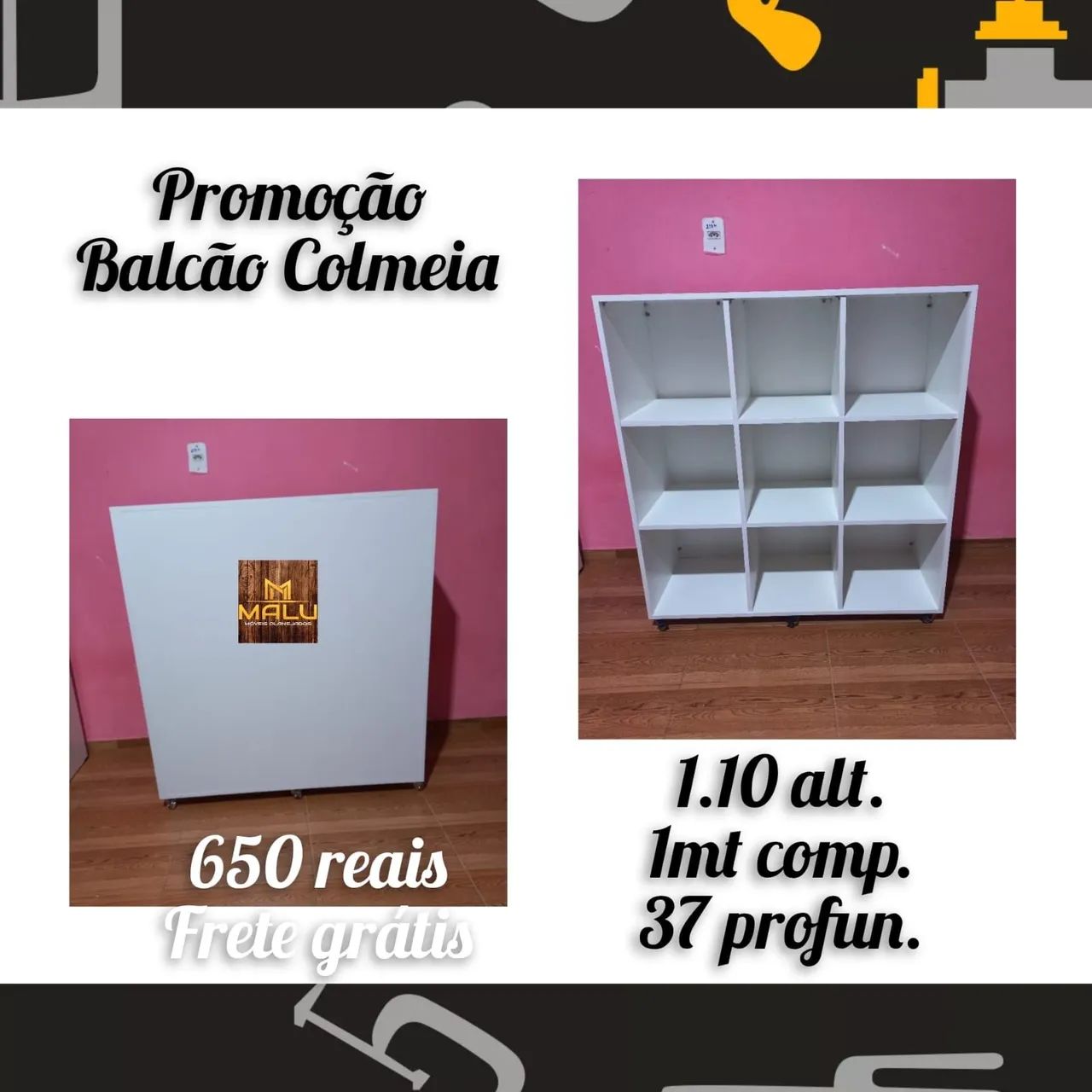 Balcão colmeia 